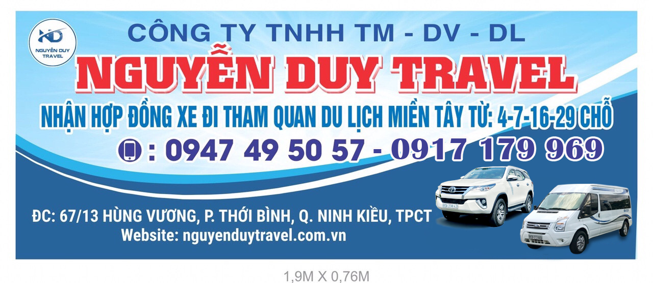 Thuê xe Cần Thơ - Nguyễn Duy 0947495057